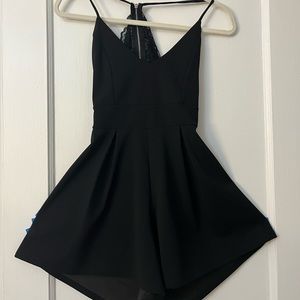 Windor Black Romper with shorts